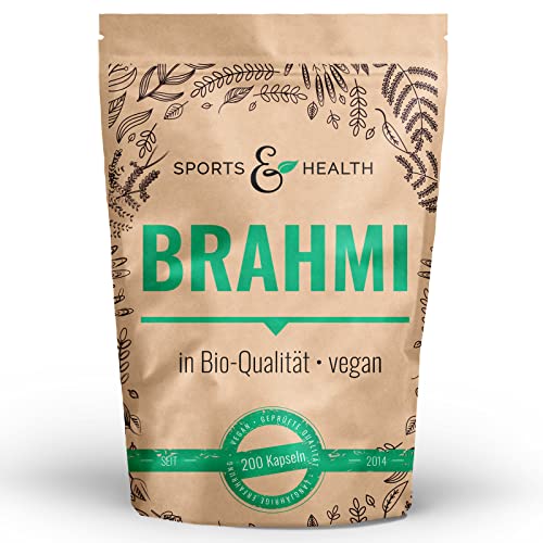 Bio Brahmi Kapseln – 200 Kapseln – Bacopa...