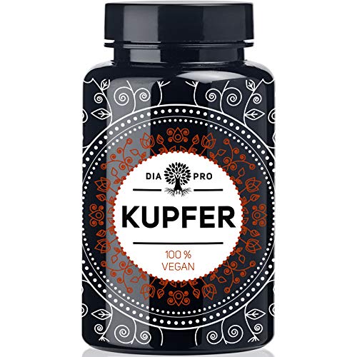 DiaPro® Kupfer 365 Hochdosierte Kupfer-Tabletten...