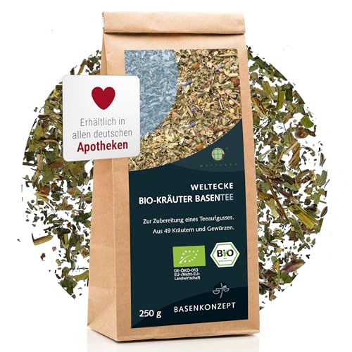 Weltecke Bio-Basen-Tee lose aus 49 Kräutern 250 g...