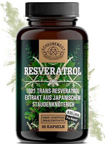 Resveratrol -1000mg je Tagesdosis- WICHTIG: 100:1...