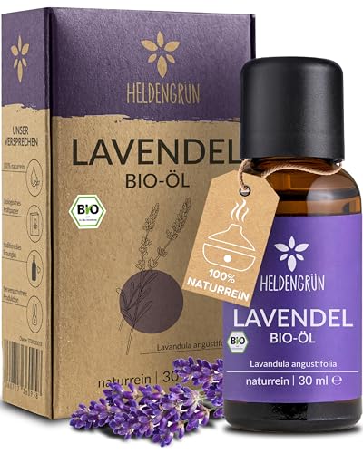 Heldengrün® BIO Lavendelöl [100% NATURREIN] -...