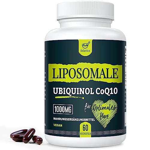 Liposomales Ubiquinol Vegan CoQ10 1000 mg, Gute...