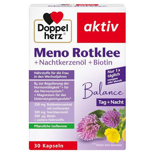 Doppelherz Meno Rotklee + Nachtkerzenöl + Biotin...