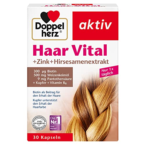 Doppelherz Haar Vital + Zink + Hirsesamenextrakt -...