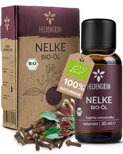 Heldengrün® BIO Nelkenöl [100% NATURREIN]...