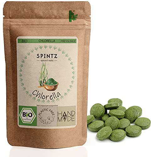 SPINTZ® 200 Stk. Chlorella Bio Presslinge 100%...