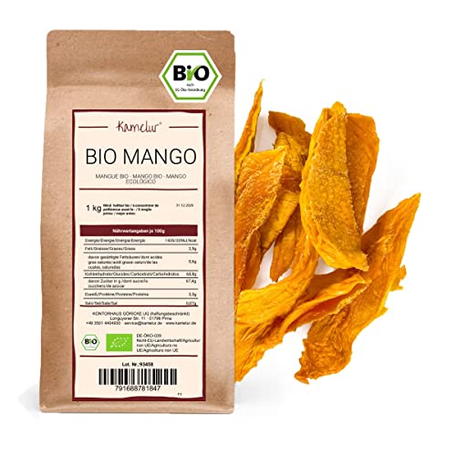 Kamelur 1kg BIO Mango getrocknet, ungeschwefelt...