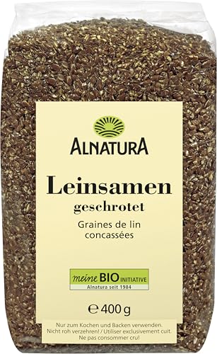 Alnatura Bio Leinsamen Geschrotet, 400 g