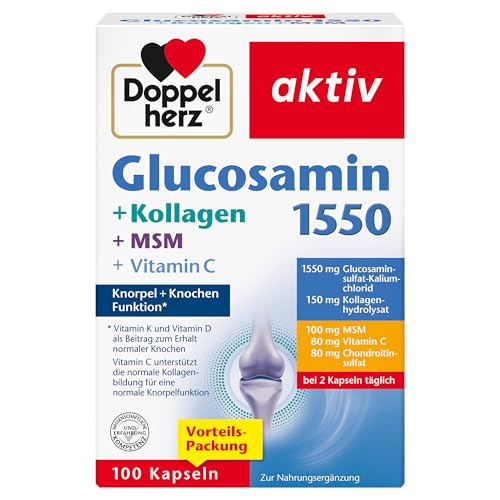 Doppelherz Glucosamin 1550 + Kollagen + MSM +...